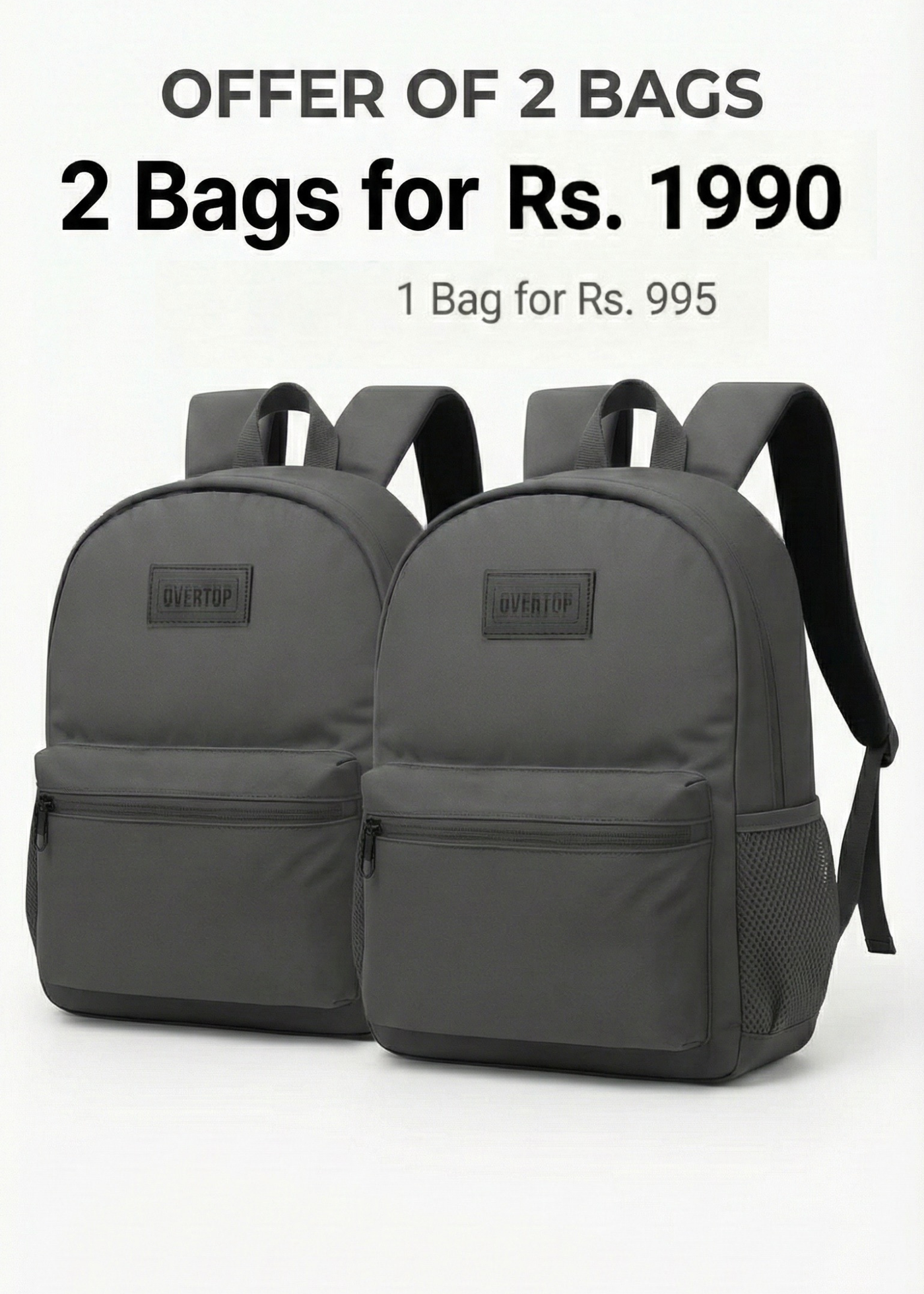 Buy 1 Get 1 Free - Get 2 Backpacks Bags for Rs. 1,990 Only - FREE Delivery | Premium S11 Laptop Bags (16”) - 🔥 Only Rs. 995 Per Bag