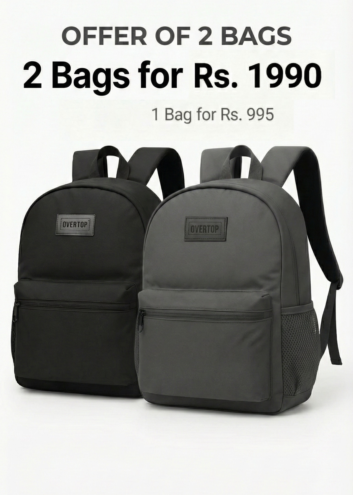 Buy 1 Get 1 Free - Get 2 Backpacks Bags for Rs. 1,990 Only - FREE Delivery | Premium S11 Laptop Bags (16”) - 🔥 Only Rs. 995 Per Bag