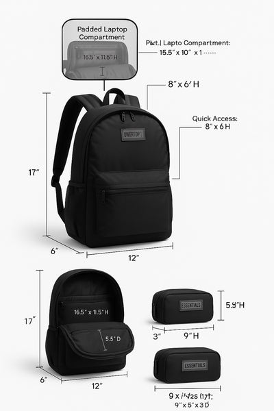 Buy 1 Get 1 Free - Get 2 Backpacks Bags for Rs. 1,990 Only - FREE Delivery | Premium S11 Laptop Bags (16”) - 🔥 Only Rs. 995 Per Bag