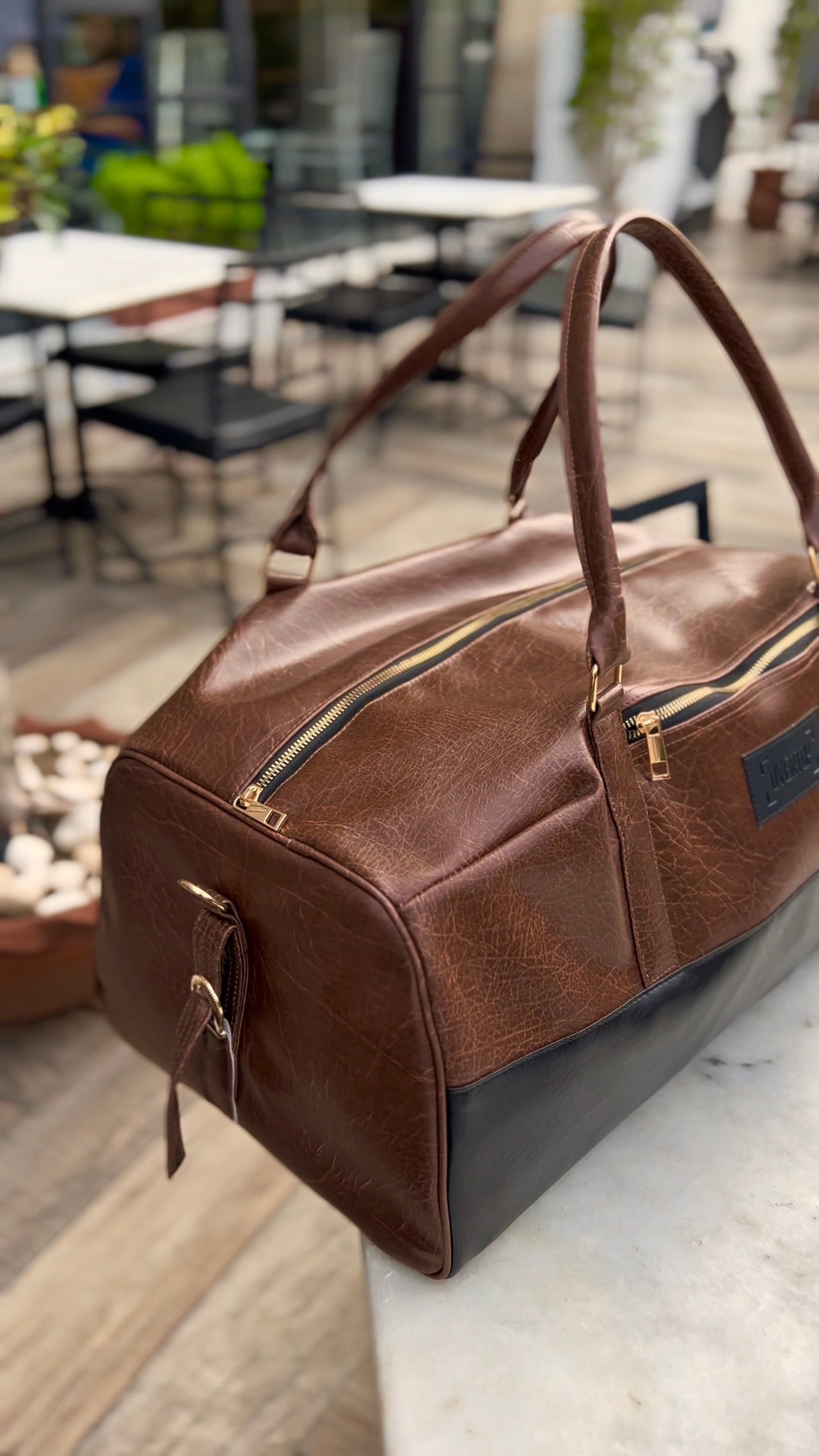 Limited Edition Two-Toned 40L Weekender duffle bag //